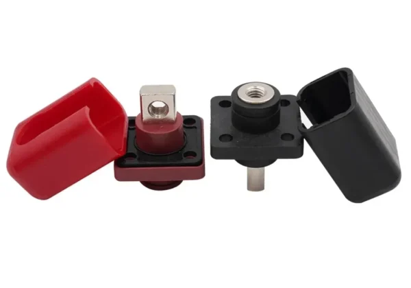 Battery terminal block with cap - 120A (pair)